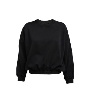 Bluza neagră din bumbac