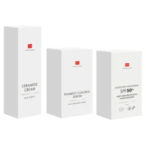 AntiAging Kit EM SKINCARE – Pigment Control Serum, Ceramide Cream, SPF50+